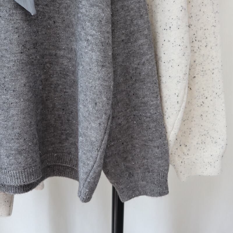 【tops】リボン付きニットセーター　M27598