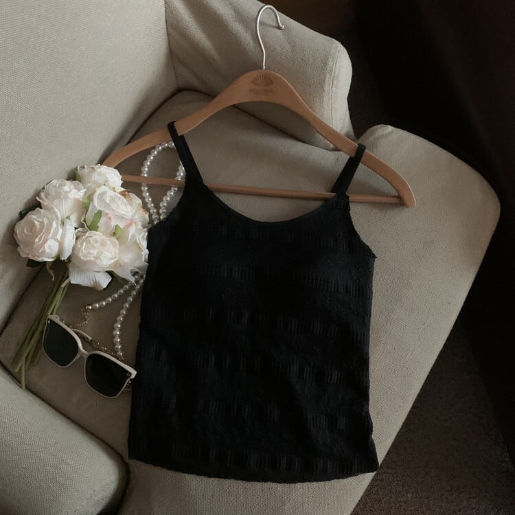 【tops】レースキャミソール　M24382