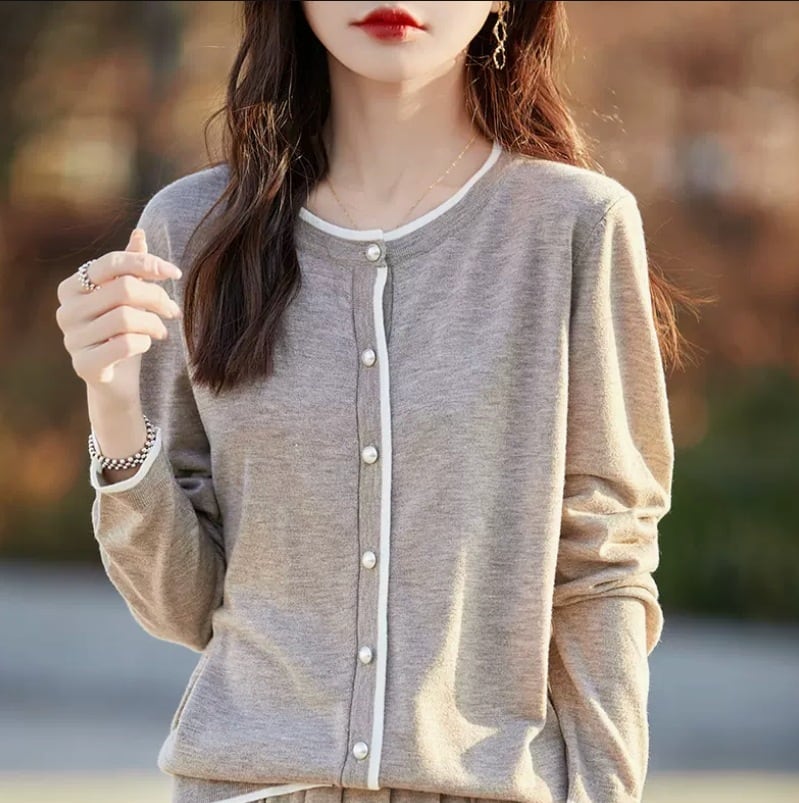 【outer】ニットカーデ　M26257