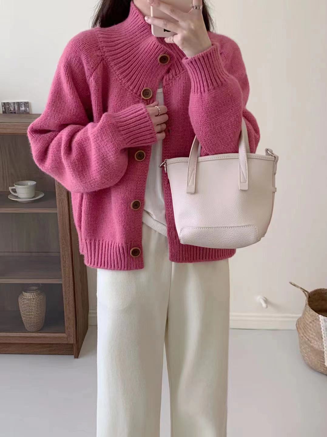 【outer】ニットカーデ　M27266