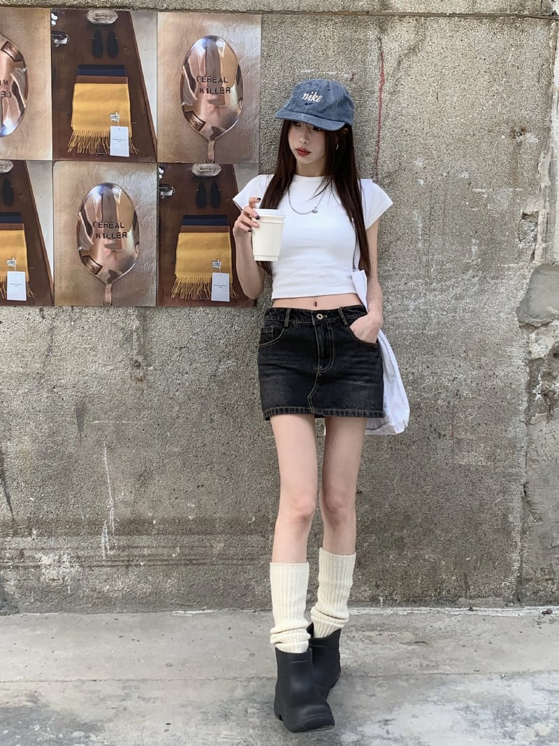 【bottoms】デニムスカートG20422