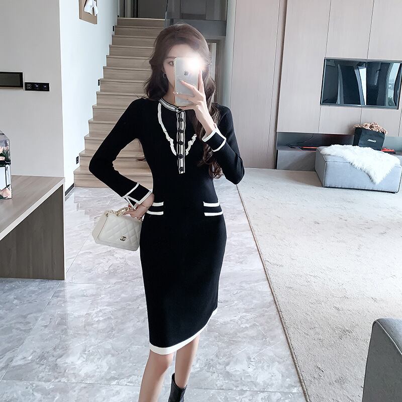 【dress】ニットワンピース　M18861