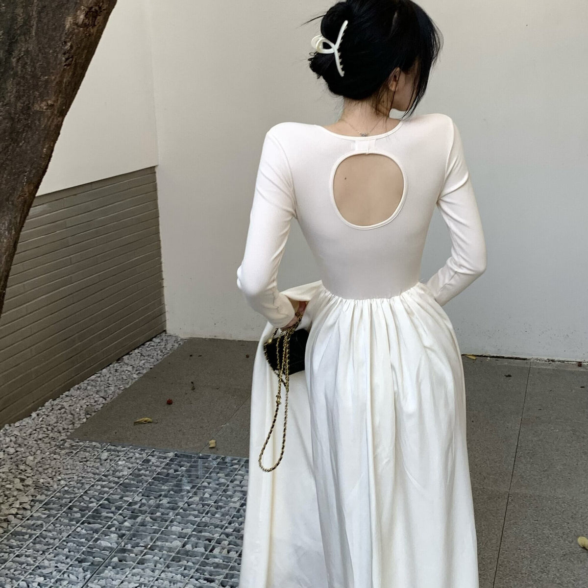 【dress】バックオーポンワンピース　M29711