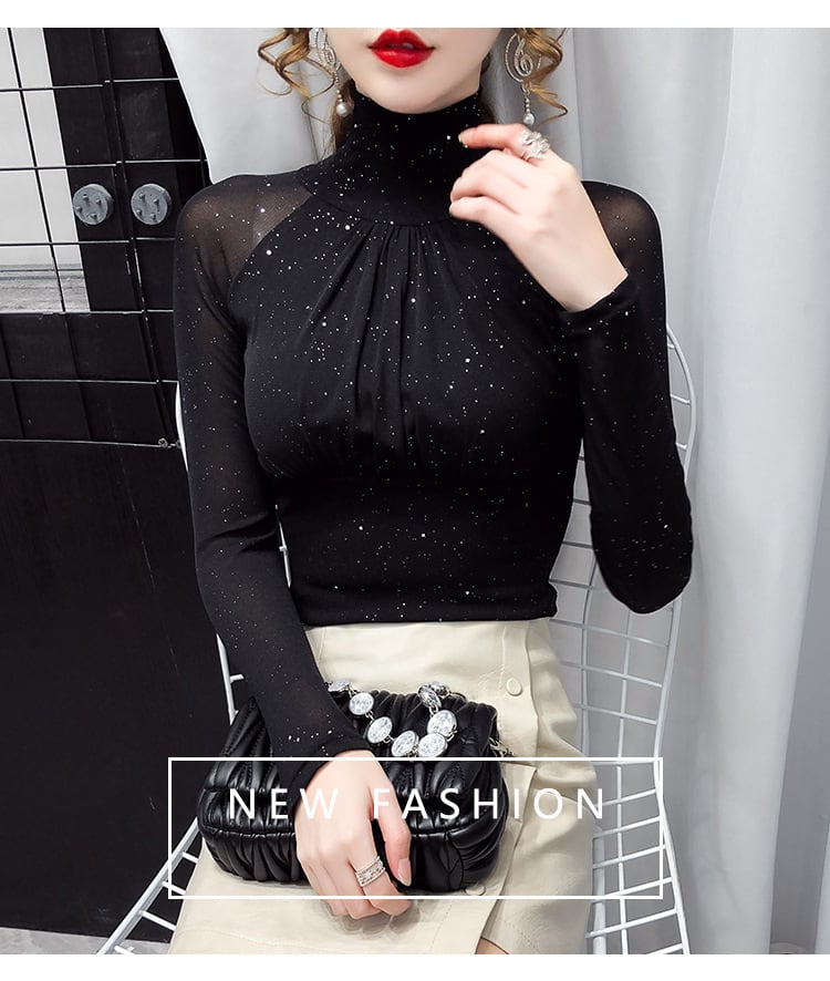 【tops】裹起毛チュールトップス　M28158