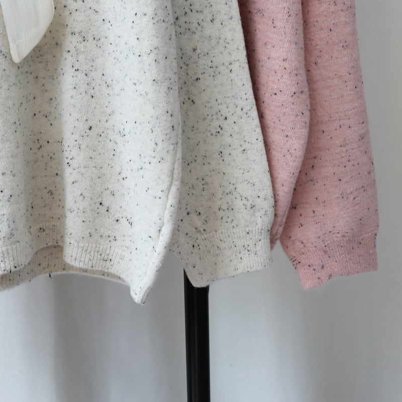 【tops】リボン付きニットセーター　M27598