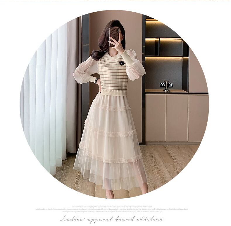 【dress】ドッキングデートワンピース　M17952
