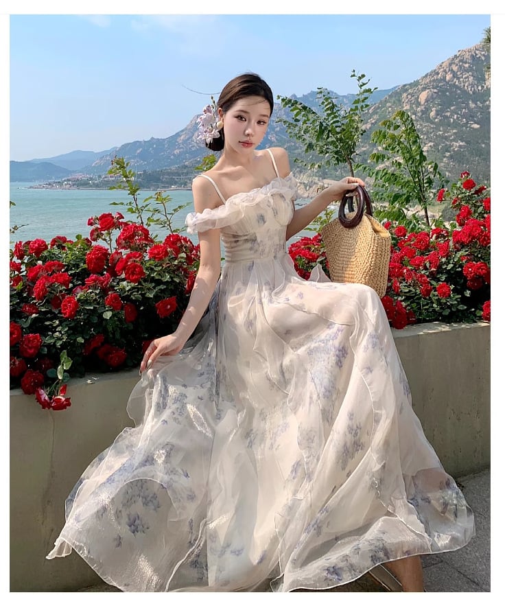 【dress】フリルキャミワンピース　M31465