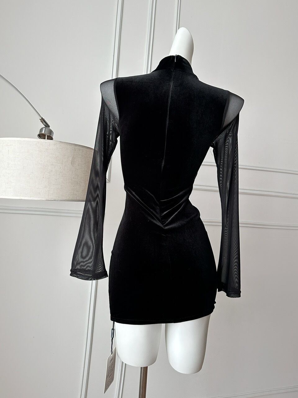 【dress】チュールドッキングワンピース　M27863