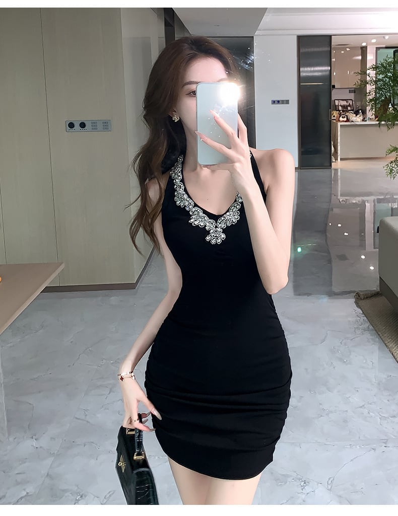 【dress】ビジューワンピース　M24586