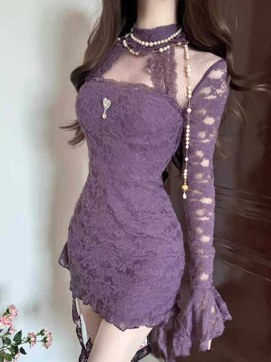 【dress】レースデートワンピース　M29655