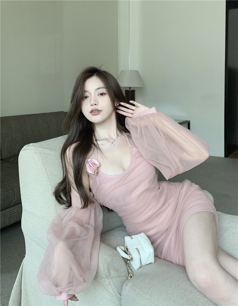 【dress】ホルターネックワンピース　M28527