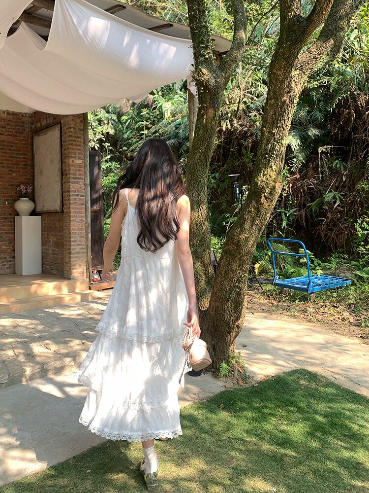 【dress】Vネックロングワンピース G20465