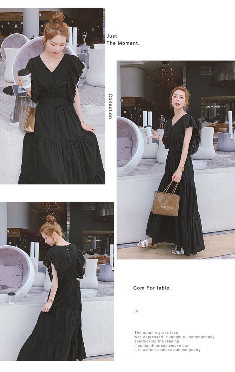 【dress】魅力的 気質満点夏おしゃれスウィート切り替え ワンピース  G0480