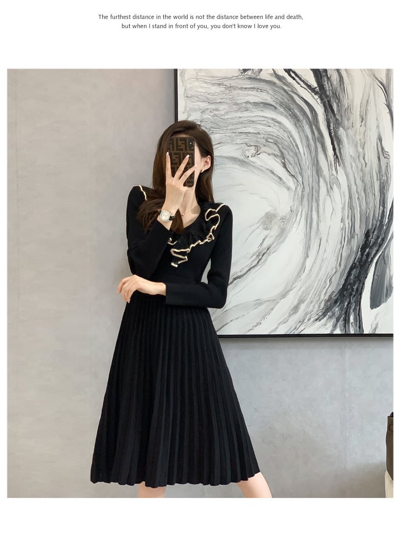 【dress】ニットワンピース　M25500