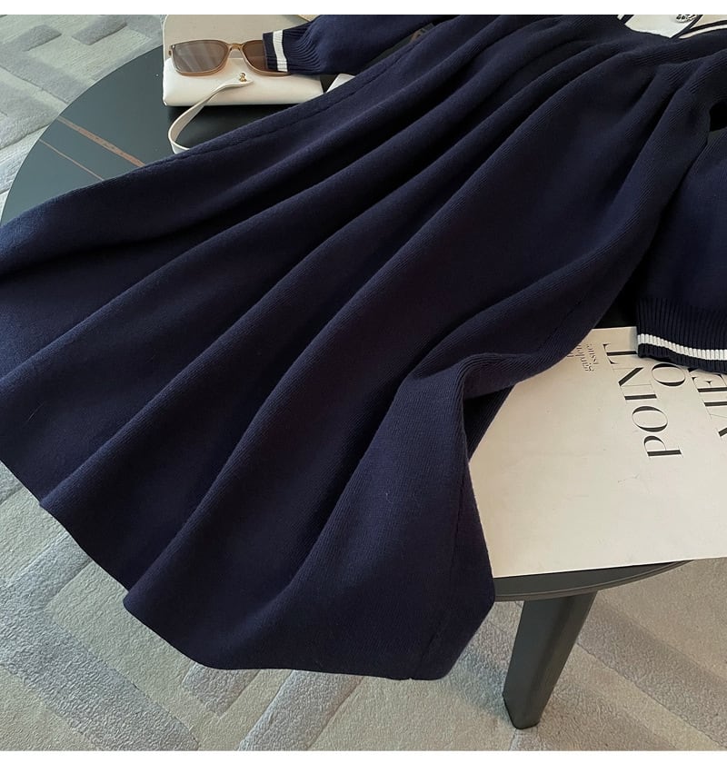 【dress】ニットワンピース　M25350