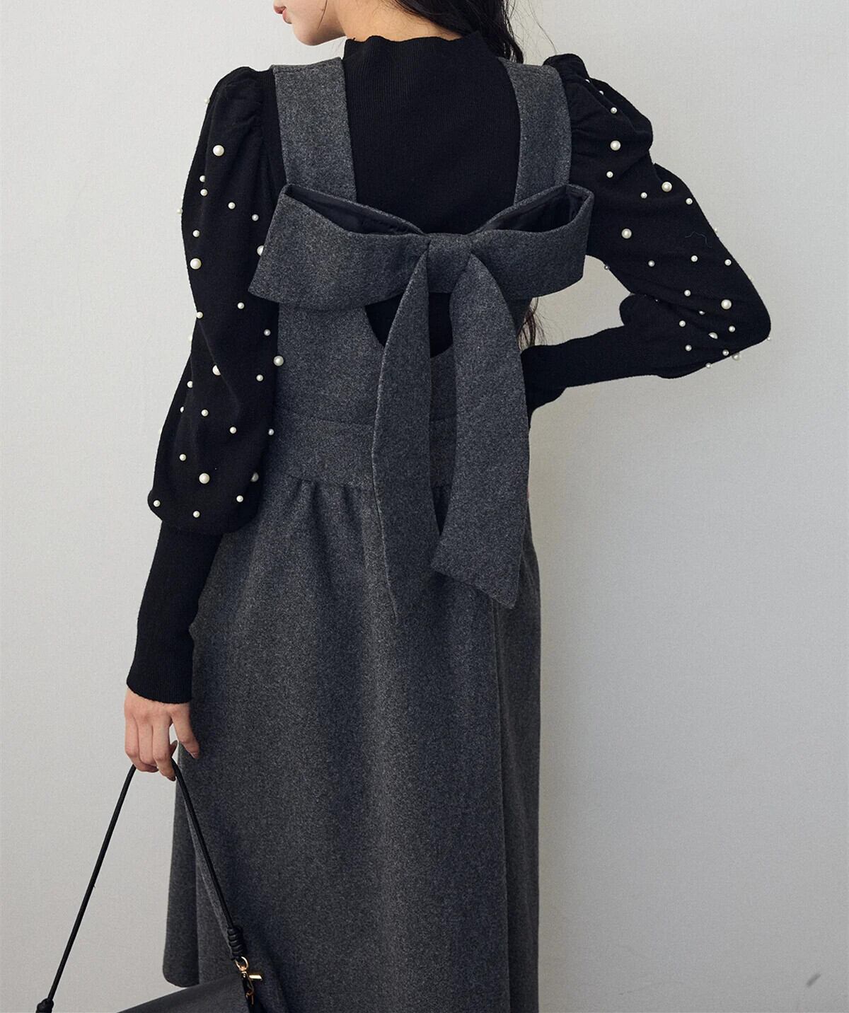 【dress】2WAYリボンジャンスカ　N3503