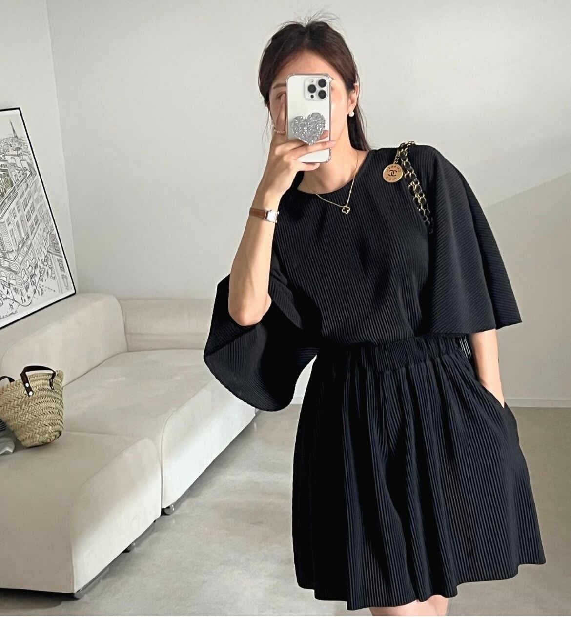 【set】Tシャツ+ショートパンツ２点セットG21375