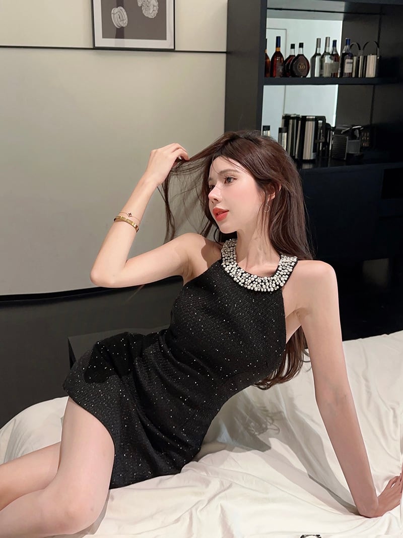 【dress】ホルターネックワンピース G20090