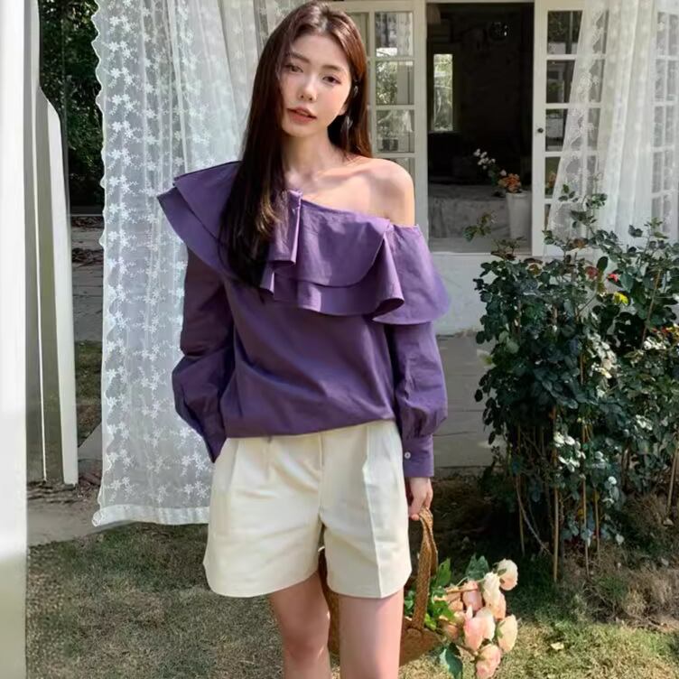 【tops】フリルブラウスG20469