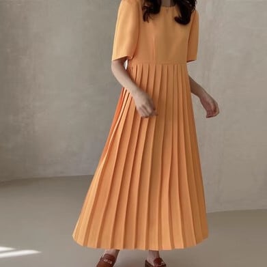 【dress】無地ワンピース　M24016