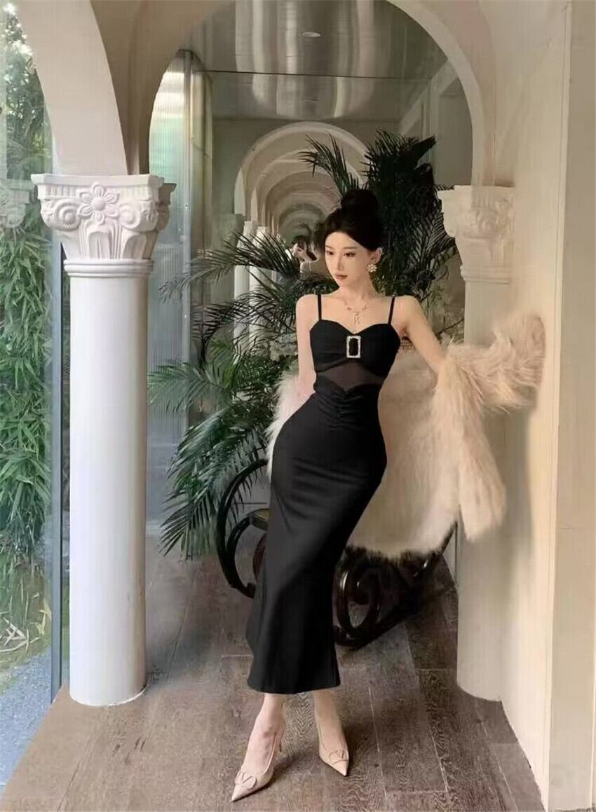 【dress】体型カバーキャミワンピース G21095