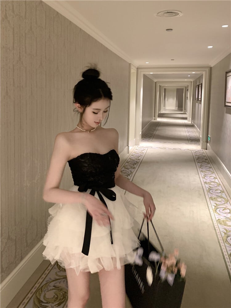 【dress】ベアトップワンピース　M24445