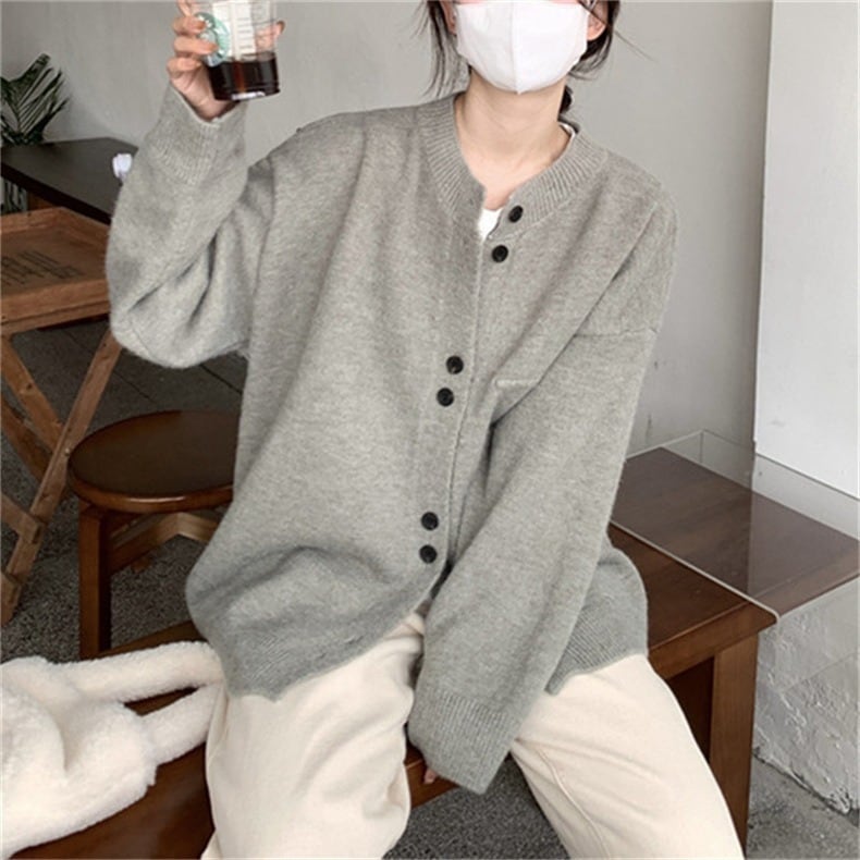 【outer】ニットカーデ　M25666