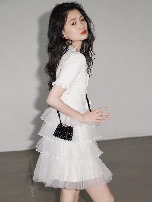 【dress】フランス風シフォンワンピース G20101