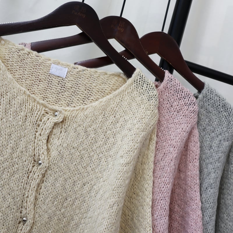 【outer】ニットカーデ　M25550