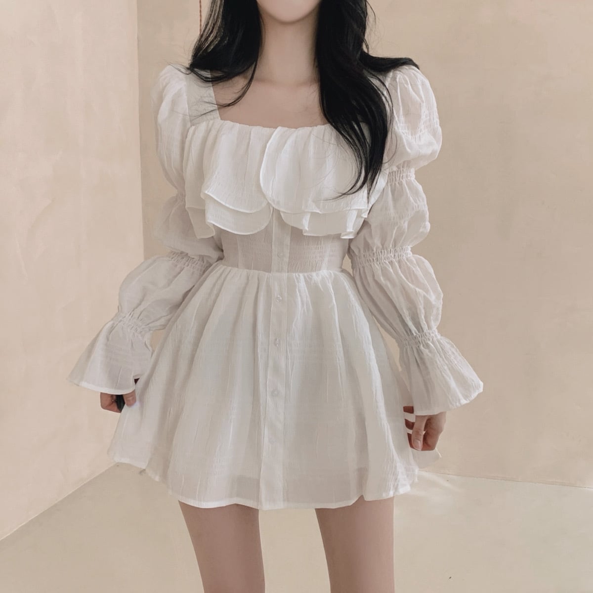 【dress】フリルワンピース　M29428