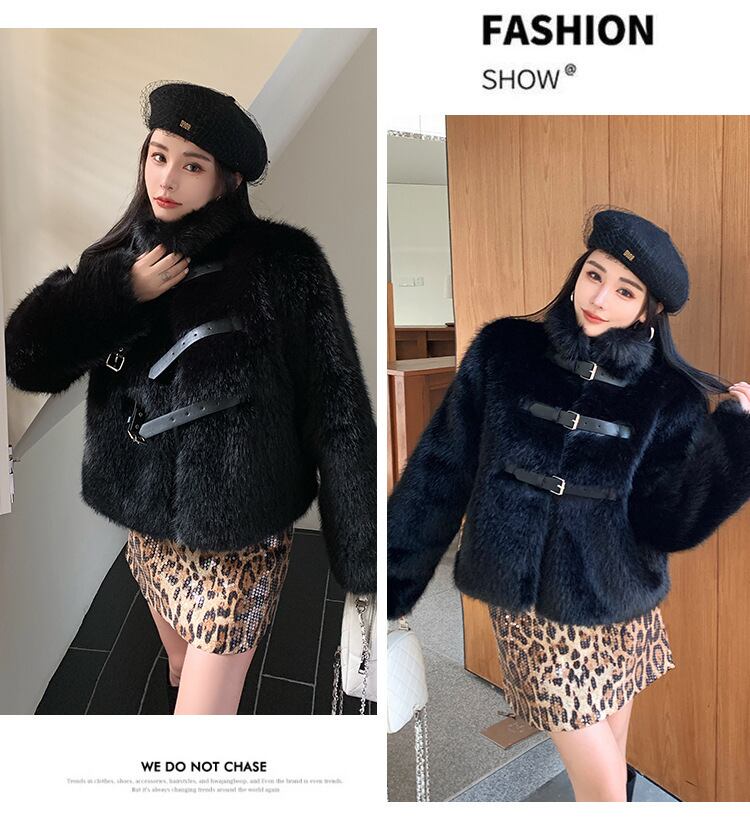 【outer】ファーショートコート　M27344