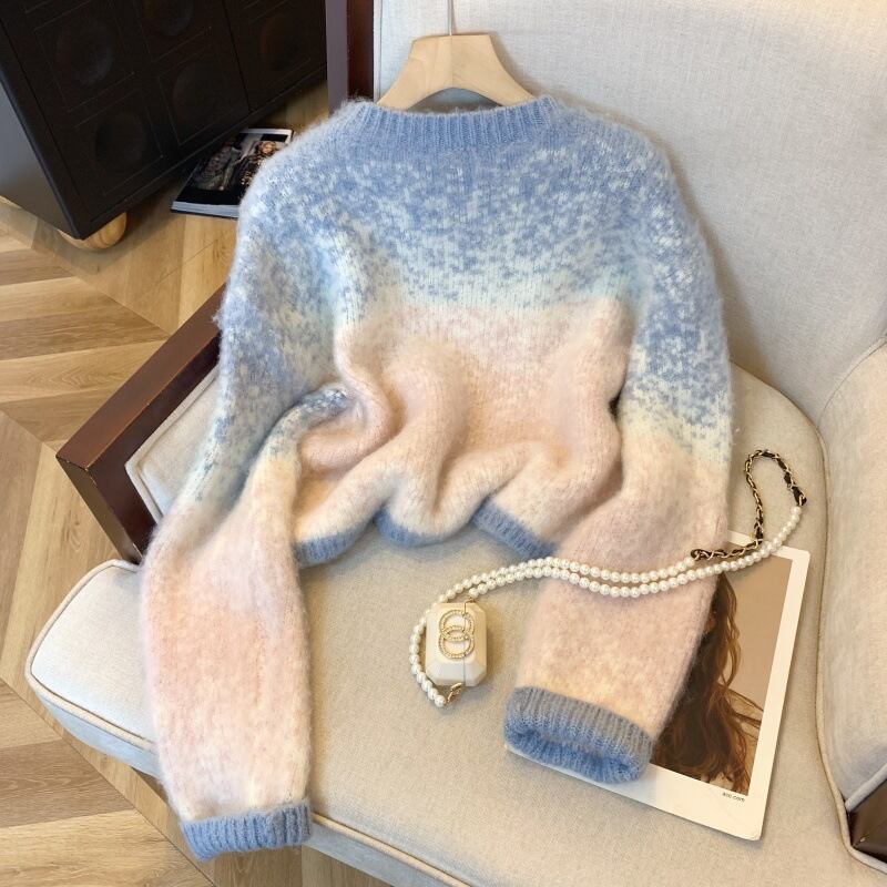 【tops】クルーネックニットセーター　M29210