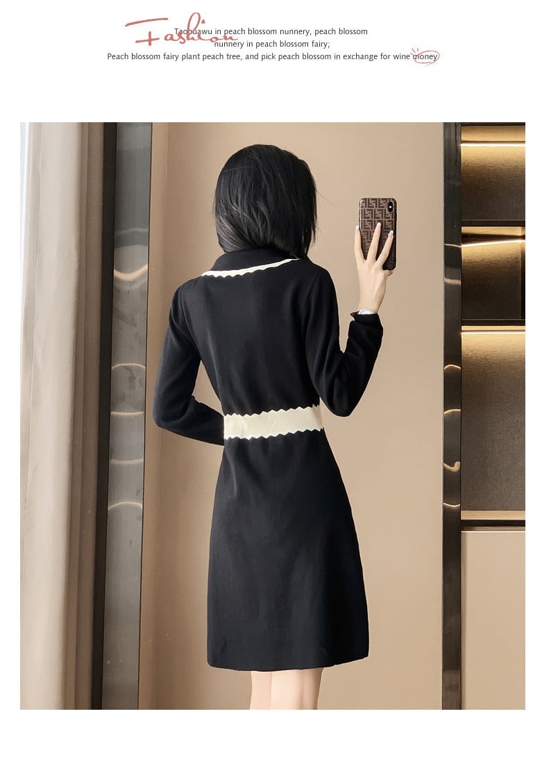 【dress】ニットワンピース　M25512