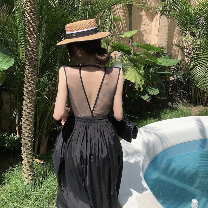 【dress】ノースリーブワンピース　M24755