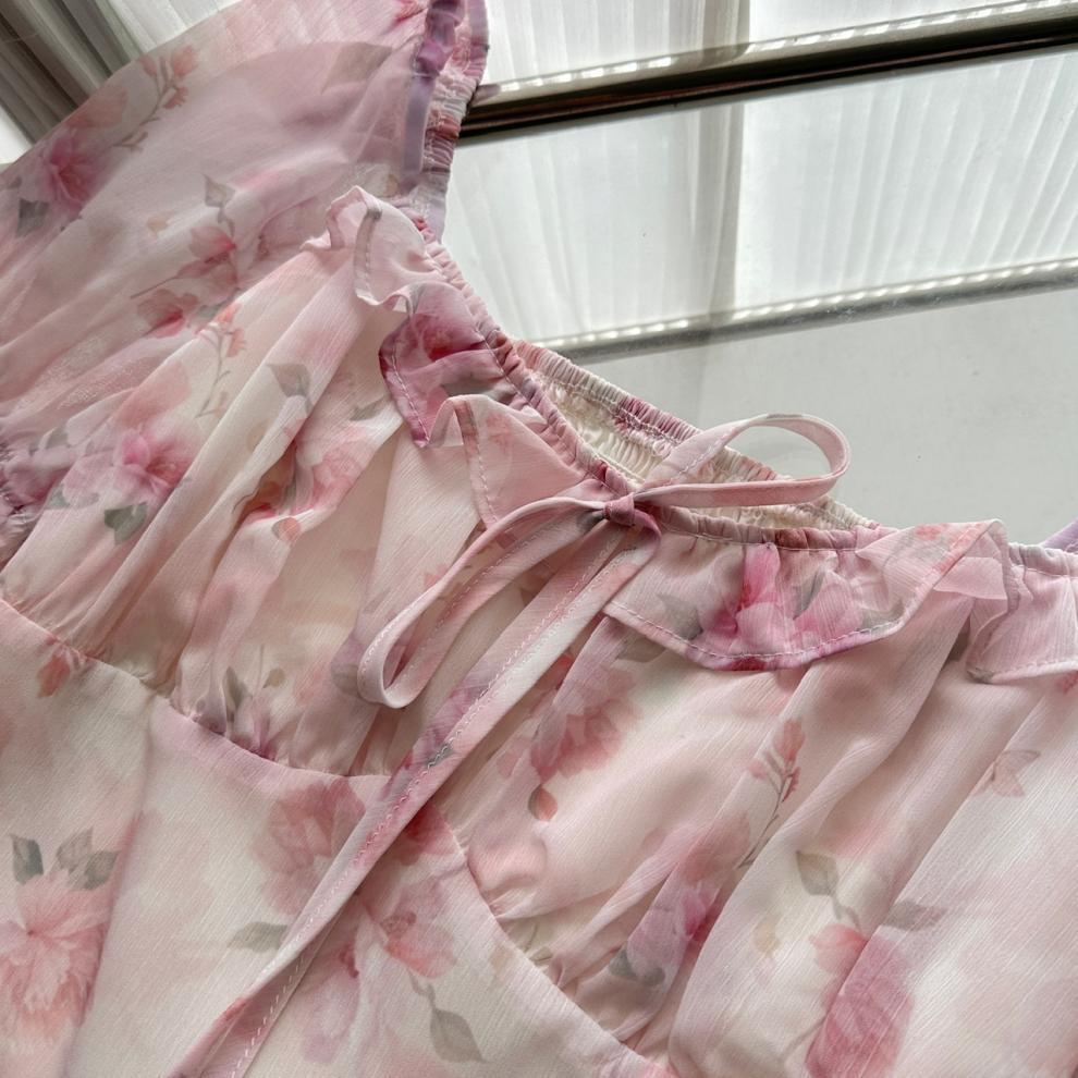 【dress】花柄ワンピース　M29626