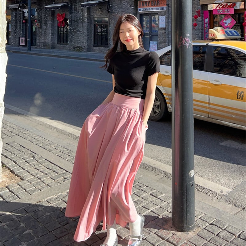 【set】Tシャツ×スカートセット　M25110