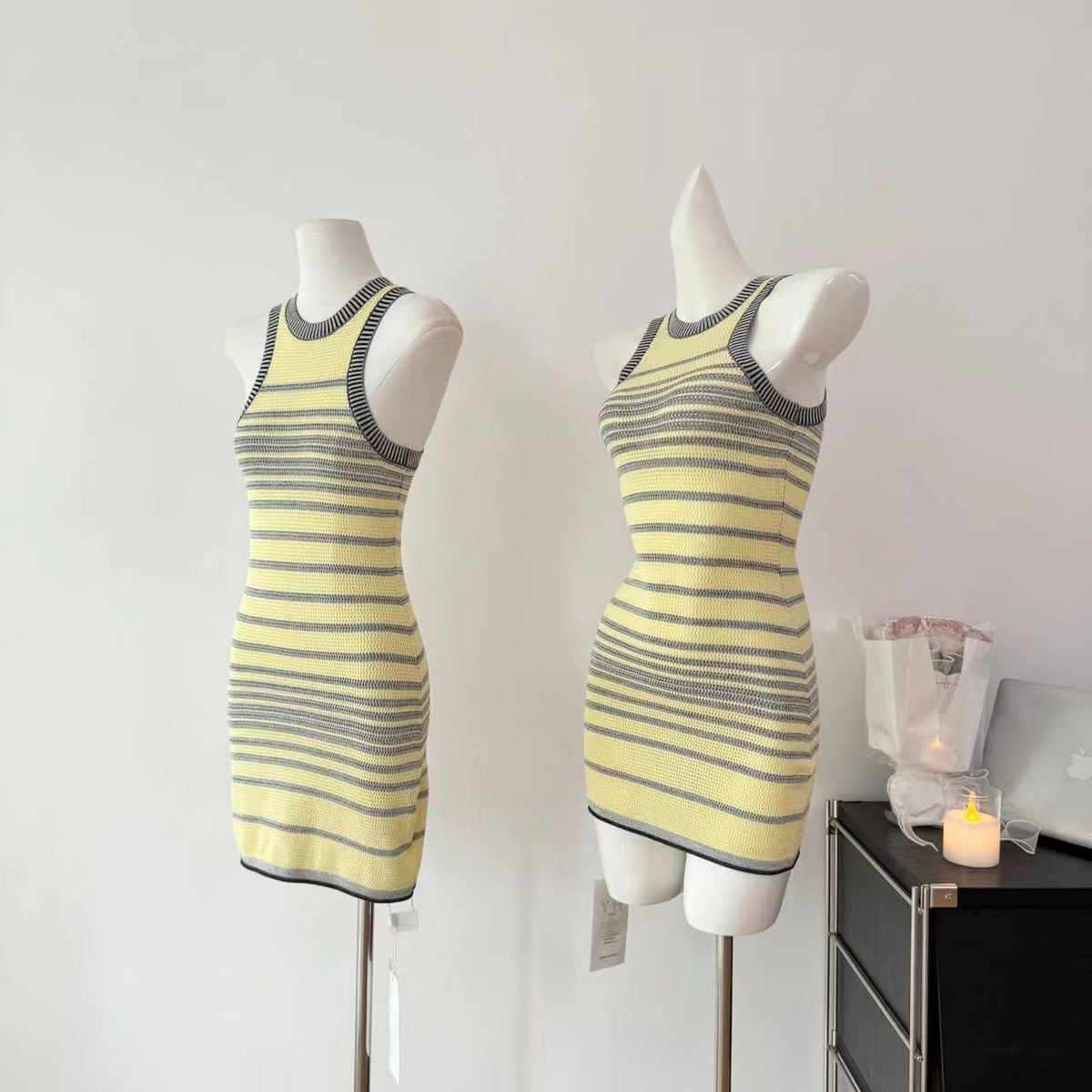 【dress】ニットベストワンピース　M24471