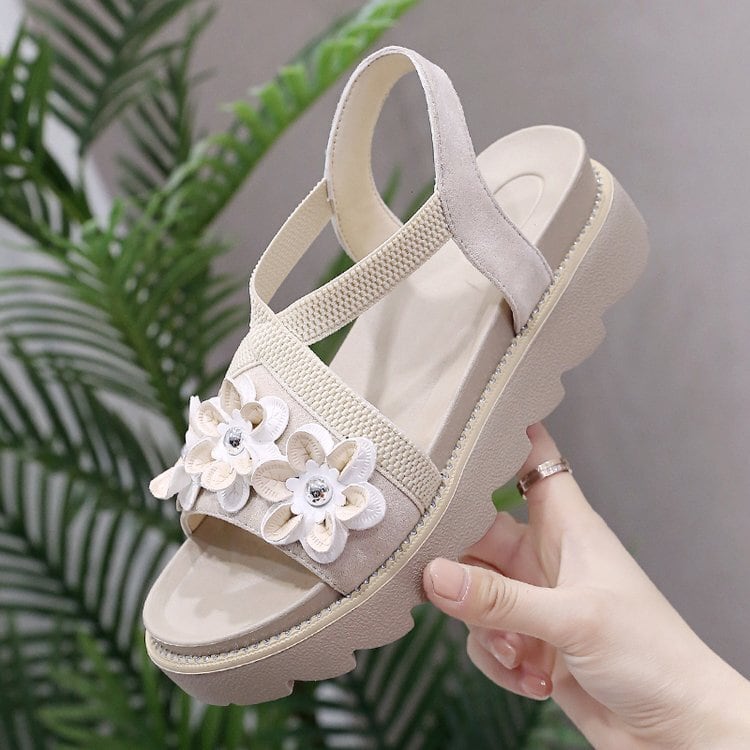 【shoes】立体フラワーサンダル　M24651