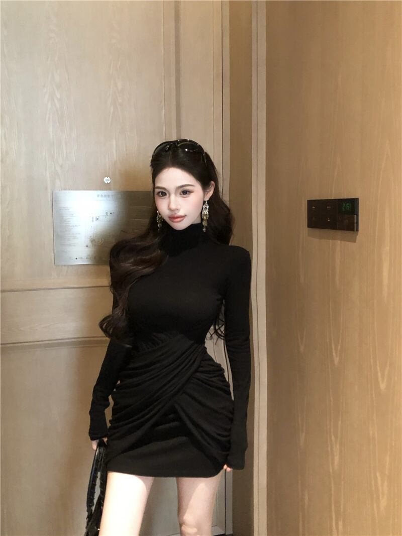 【dress】クロス切り替えワンピース　M28381
