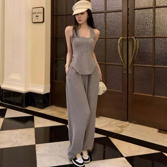 【set】キャミソール+ガウチョパンツ２点セットG21268