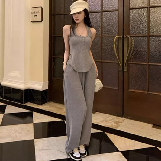 【set】キャミソール+ガウチョパンツ２点セットG21268