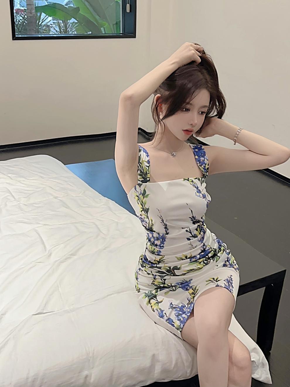 【dress】花柄キャミワンピース　M23960