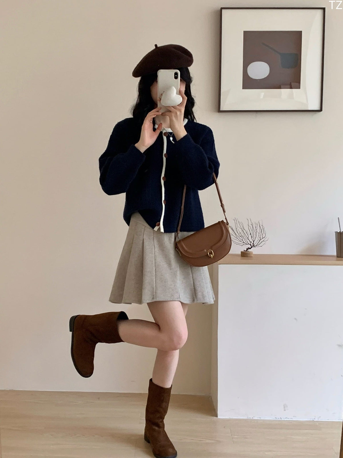 【outer】ニットカーデ　M25926