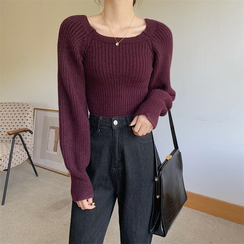【tops】ニットトップス　M27328