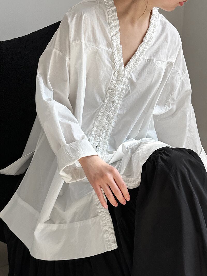 【tops】2WAYギャザーフリルトップス　N2989