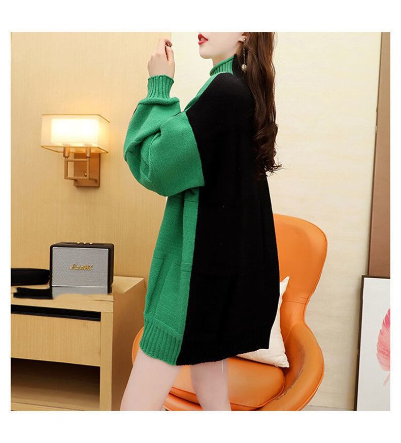 【tops】ドッキングニットセーター　M19020
