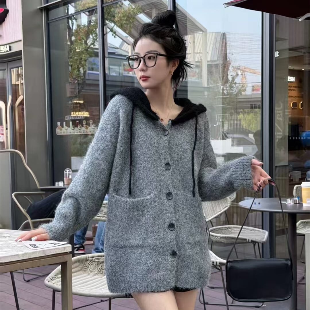 【outer】ニットカーデ　M27756
