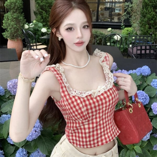 【tops】レースキャミソール　M24784