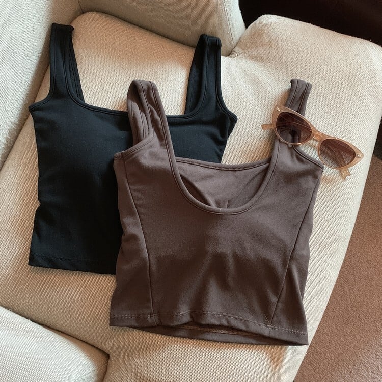 【tops】カップ付きキャミソール　M29525
