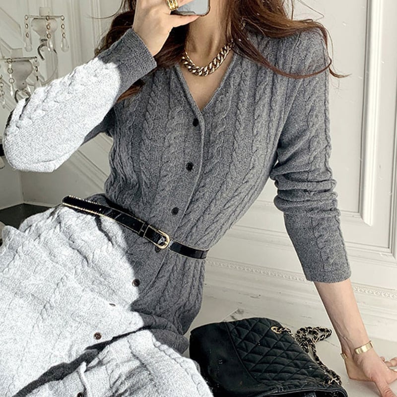 【dress】ニットワンピース　M26341